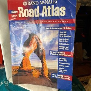 Vintage 1996 Rand McNally Road Atlas United States Canada Mexico